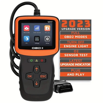 OBD2 Scanner Diagnostic Tool Code Reader Check Engine Scan Tester Tools Scanner Car with Reset & I/M Readiness & More，Από το 1996
