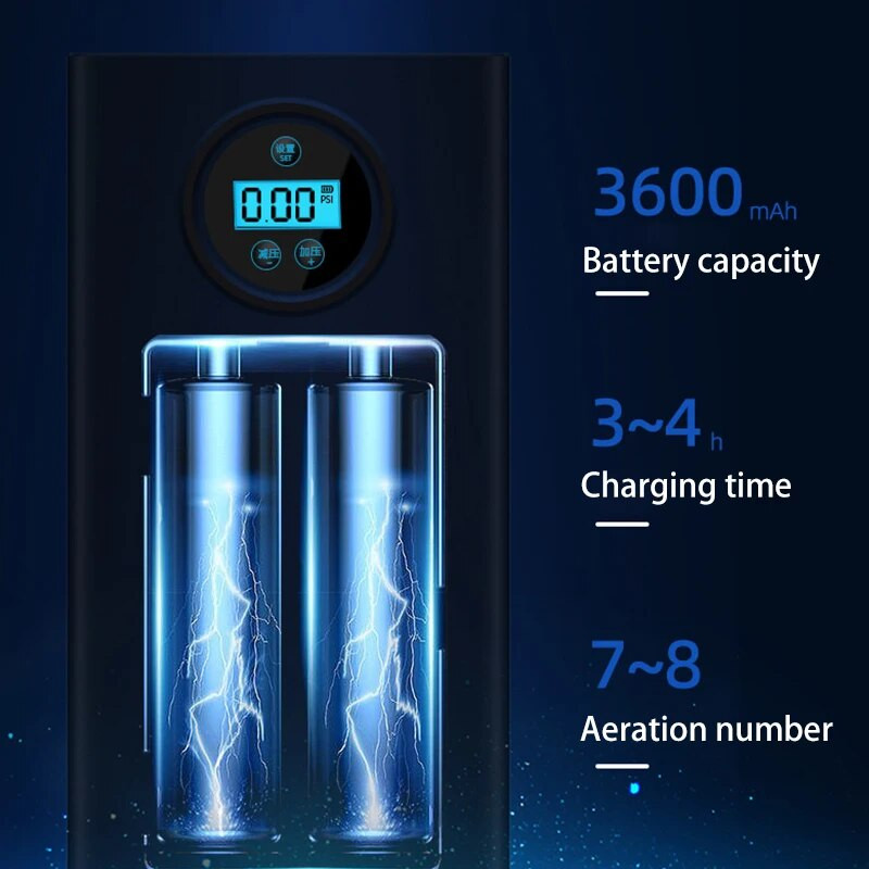 Ručna automobilska zračna pumpa Automobilski električni 12v baterijski automobil 36v48v60v Univerzalna prijenosna zračna pumpa bežični digitalni zaslon