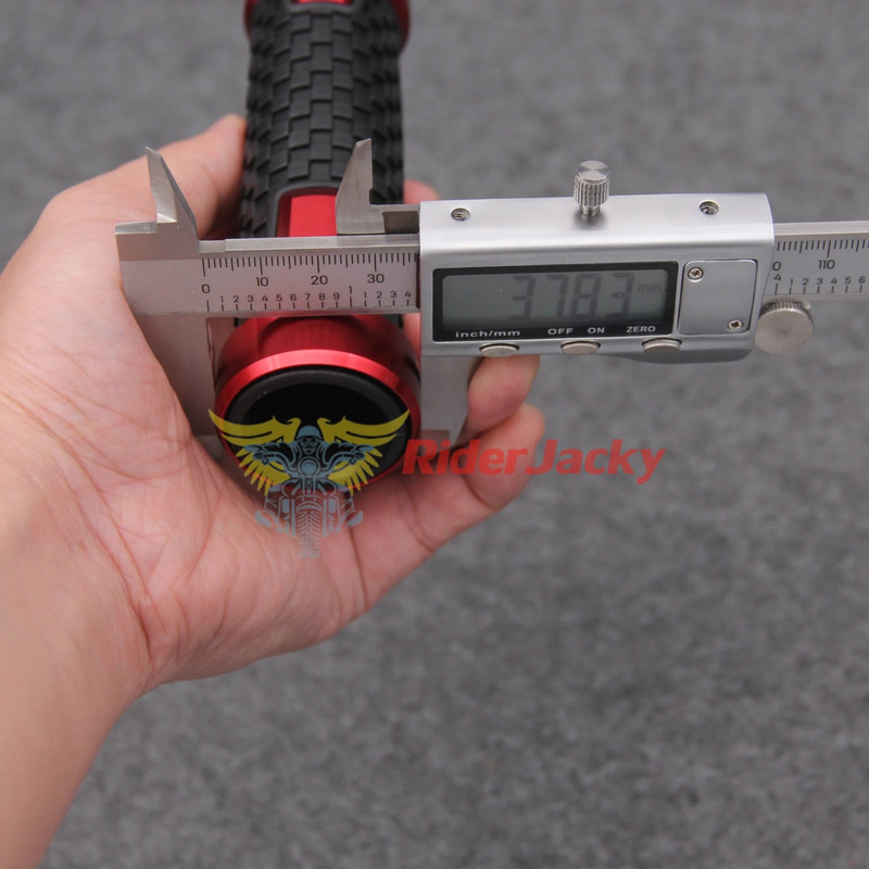 Paredzēts Suzuki GSX-R GSXR 600 750 K6 K7 K8 K9 roktura gumija 7/8"22mm Motocikla stūres rokturi un stūres galos rokas vāciņš