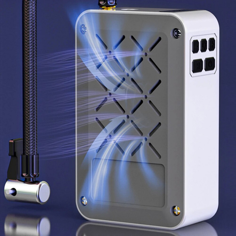 Kaasaskantav auto elektriline õhupump Kaasaskantav juhtmevaba digitaalne puutetundlik õhukompressor 150 PSI, mis sobib auto mootorratta pumpamiseks