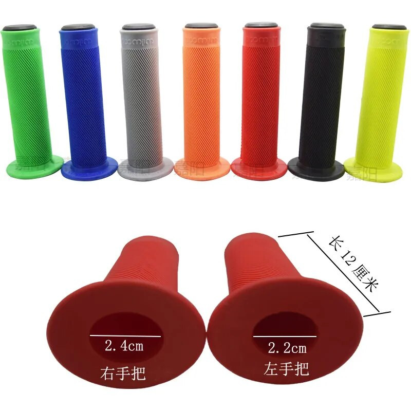 Pāris motocikla stūres rokturi Motociklu piederumi Gumijas motokrosa rokas stienis Nesagraujoša uzstādīšana 22 MM universāls