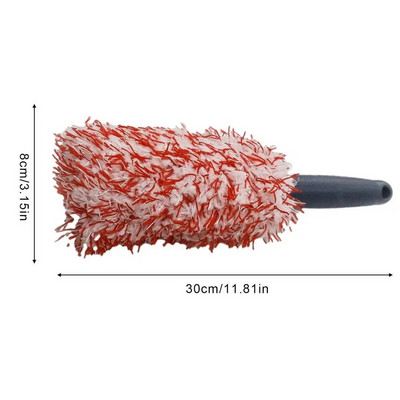 Automazgātava Super Brush Plīša Premium Riteņu Suka Neslīdošs Rokturis Viegli tīrāmi Diski Spieķi Riteņu Muca Automašīnu piederumi