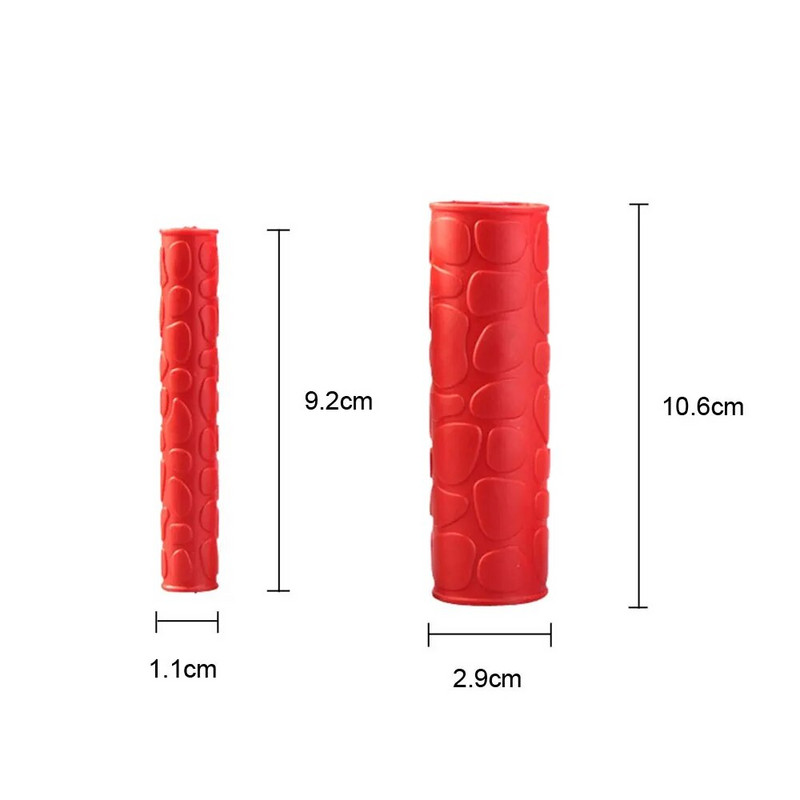 2 pāri universālā motocikla stūres rokturis bremžu sajūgi sviras vāka aizsargs mīksts gumijas stienis bremžu rokturis, silikona uzmava