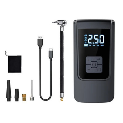 Φορητός αεροσυμπιεστής ελαστικών 6000mAh Ασύρματο DC12V 150PSI Ισχυρή αντλία αέρα ελαστικών με ελαφριά ψηφιακή οθόνη