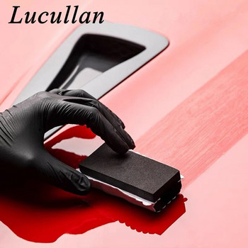 Lucullan Нов дизайн против падане Автомобилно керамично покритие Апликатор за боядисване на автомобилно стъкло Нано-покритие Гъба