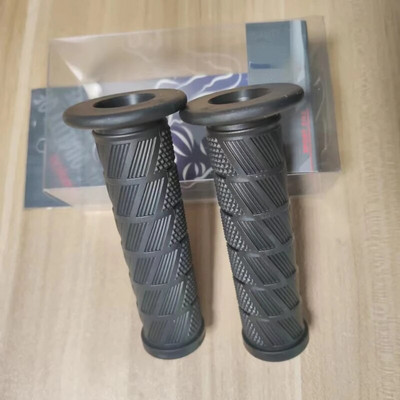 Mâner universal de 7/8" 22mm pentru motocicletă Mâner de accelerație din cauciuc antiderapant pentru motocicletă Motocross Off Road E-Bike Scooter