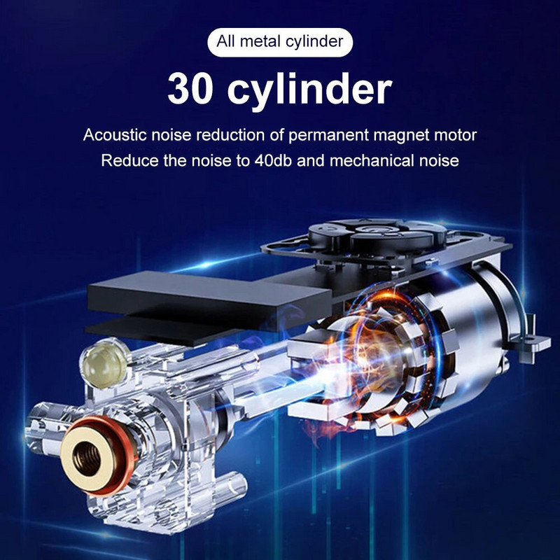 6000mAh 260PSI mini automašīnas gaisa kompresors pārnēsājams riepu piepūtējs bezvadu digitālais piepūšamais sūknis motociklu velosipēdu riepu bumbām