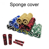 1 komplekt gaasihoova käepideme libisemisvastased amortisaatorid, pehmed universaalsed käsnaga kamuflaaži pidurihoova katted mootorrattale