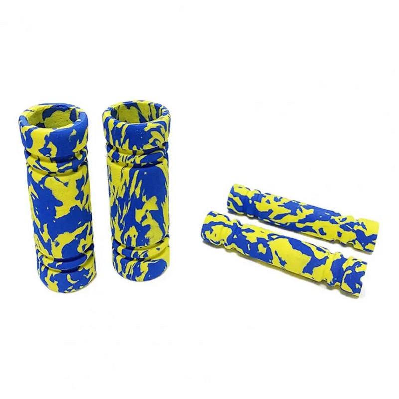 1 komplekt gaasihoova käepideme libisemisvastased amortisaatorid, pehmed universaalsed käsnaga kamuflaaži pidurihoova katted mootorrattale