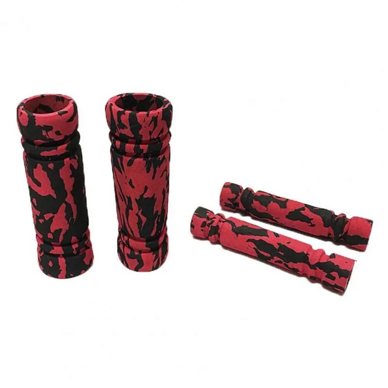 1 komplekt gaasihoova käepideme libisemisvastased amortisaatorid, pehmed universaalsed käsnaga kamuflaaži pidurihoova katted mootorrattale
