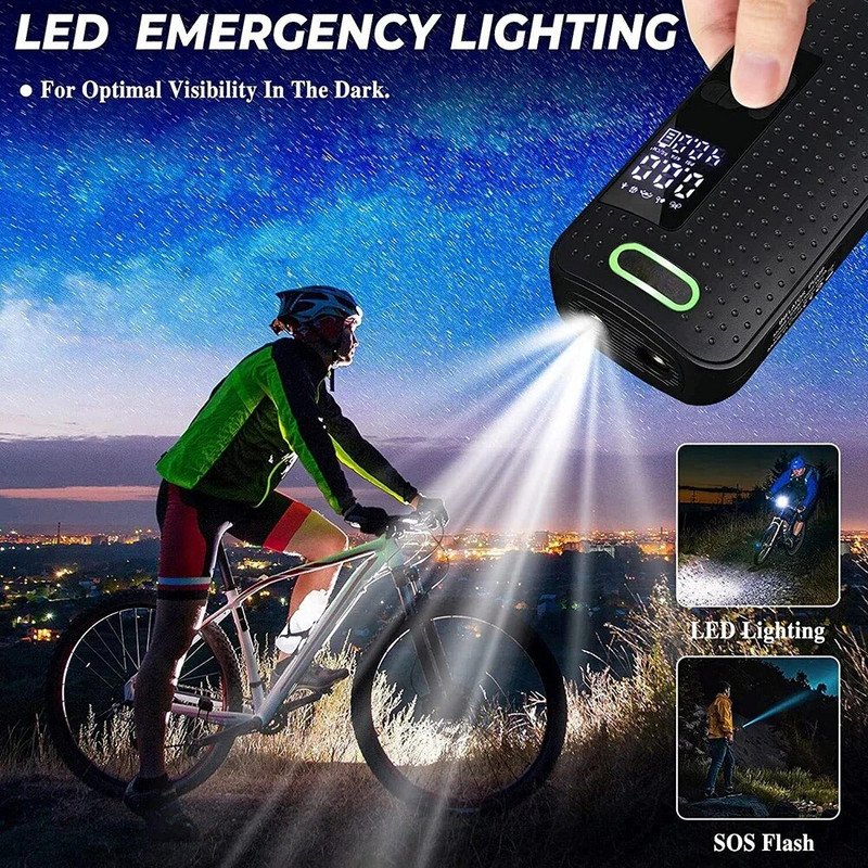 Μίνι φορητή ηλεκτρική αντλία αέρα αυτοκινήτου Φουσκωτή αντλία για ασύρματη αντλία αεροσυμπιεστή ελαστικών για μπάλα μοτοσικλέτας αυτοκινήτου