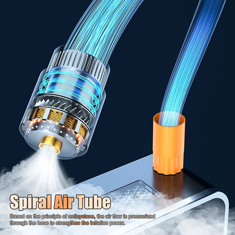 1800 mAh automašīnas elektriskais gaisa sūknis 150 PSI mini bezvadu ekrāna riepas piepūšamais sūknis automašīnas motocikla velosipēda piepūšanas gaisa kompresors