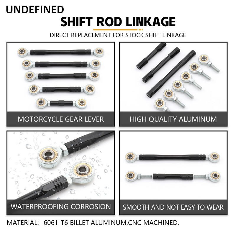 Motocikla pārslēgšanas stieņa uzkare 40 70 90 100 120 150 160 170 180 190 200 280 mm kāju balsta pēdas tapas Rearset pārnesumu pārslēgšanas stienis