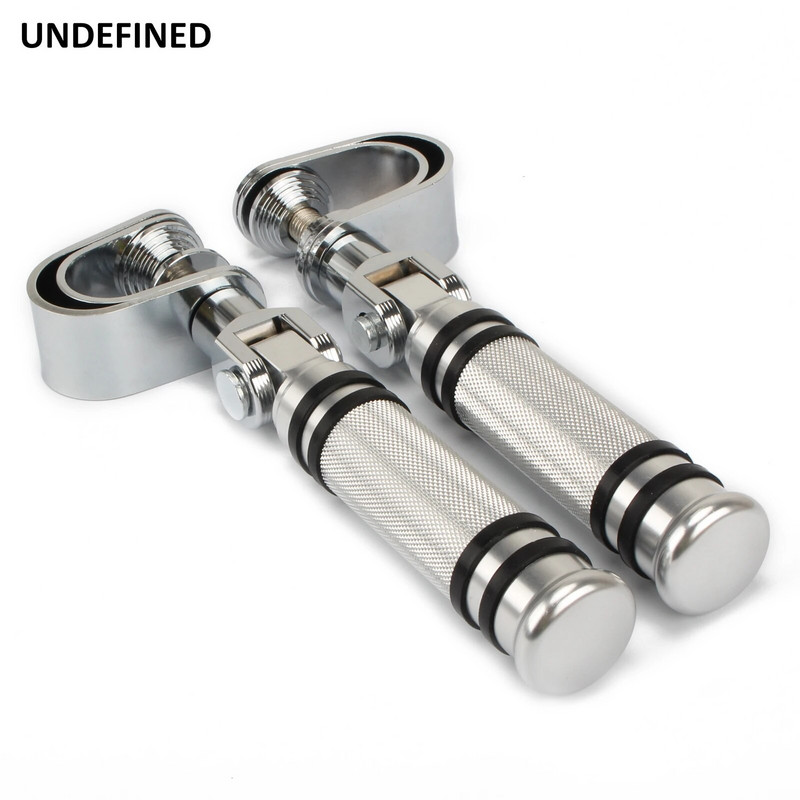 1-1 1/4"-es króm motorkerékpár autópálya lábtartók bilincs motor ütközőrúd motorvédő lábtartó tartó Harley Chopper Bobberhez egyedi