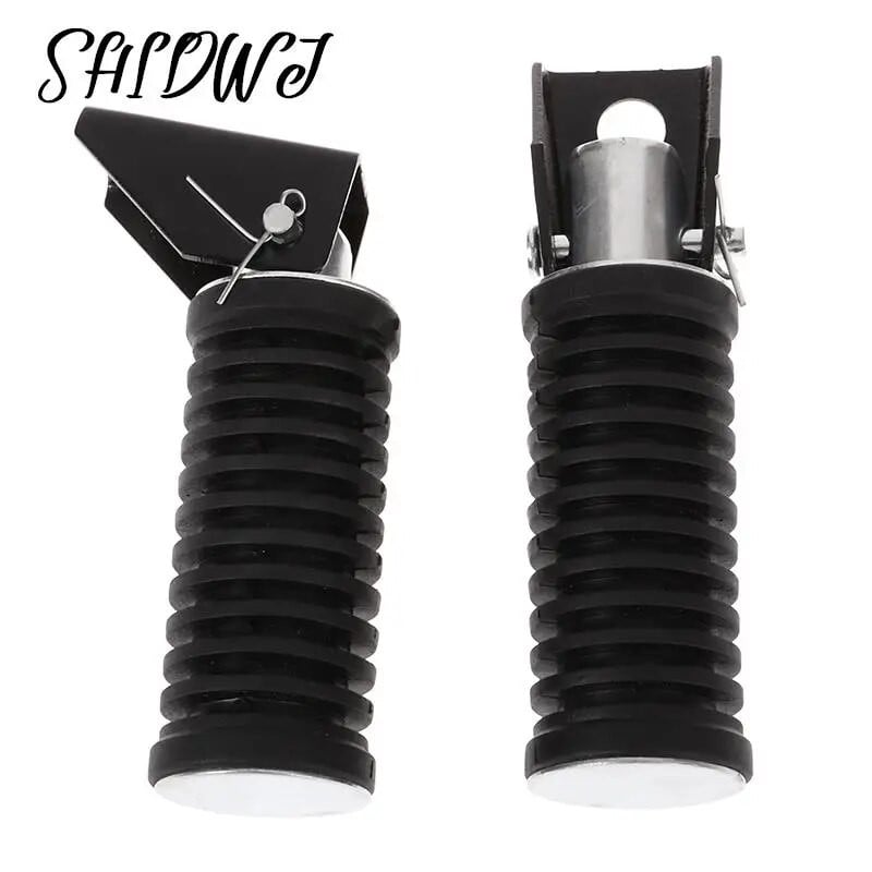 1 ζεύγος μανταλάκια ποδιού μοτοσικλέτας Στήριγμα ποδοσφαίρου μοτοσικλέτας γενικής χρήσης για πεντάλ ποδιού GS125 GN125 για τις περισσότερες μοτοσυκλέτες