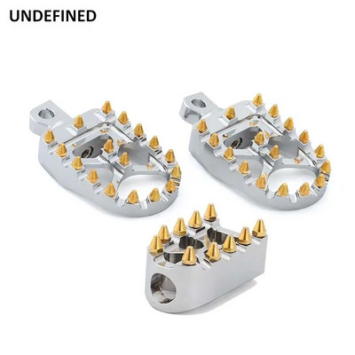 Motorkerékpár lábtartók MX széles, zsíros lábtámaszok pedálok váltókarokkal Harley Sportster XL 883 1200 Dyna Street Bob Bobber Custom