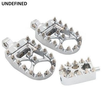 Motorkerékpár lábtartók MX széles, zsíros lábtámaszok pedálok váltókarokkal Harley Sportster XL 883 1200 Dyna Street Bob Bobber Custom