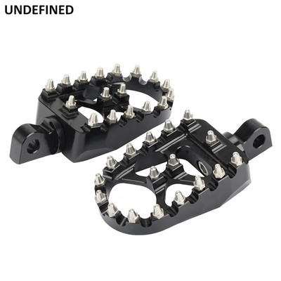 Motorkerékpár lábtartók MX széles, zsíros lábtámaszok pedálok váltókarokkal Harley Sportster XL 883 1200 Dyna Street Bob Bobber Custom