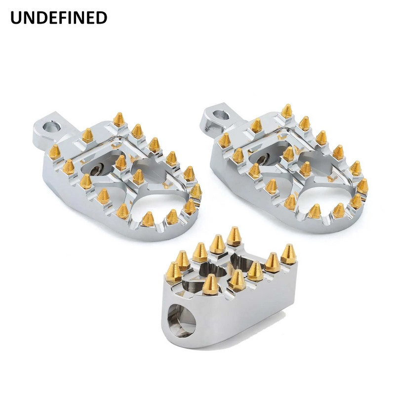 Motorkerékpár lábtartók MX széles, zsíros lábtámaszok pedálok váltókarokkal Harley Sportster XL 883 1200 Dyna Street Bob Bobber Custom