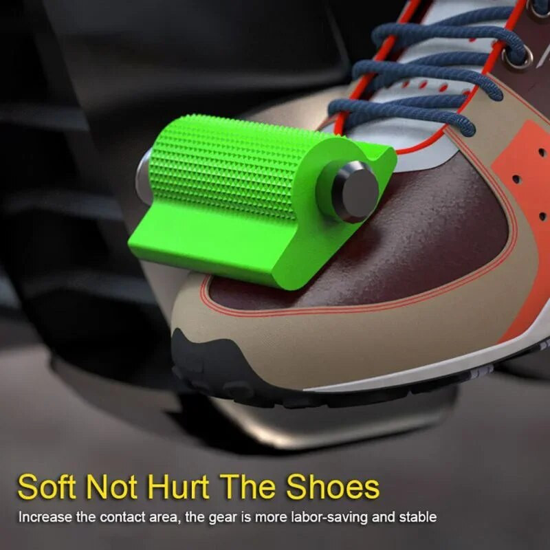 Motocikla pārnesumkārbas sviras pedāļa gumijas pārsegs Pretslīdēšanas apavu aizsargs Pēdas kāts purngals gēls uzmavu moto aksesuāri Universāls