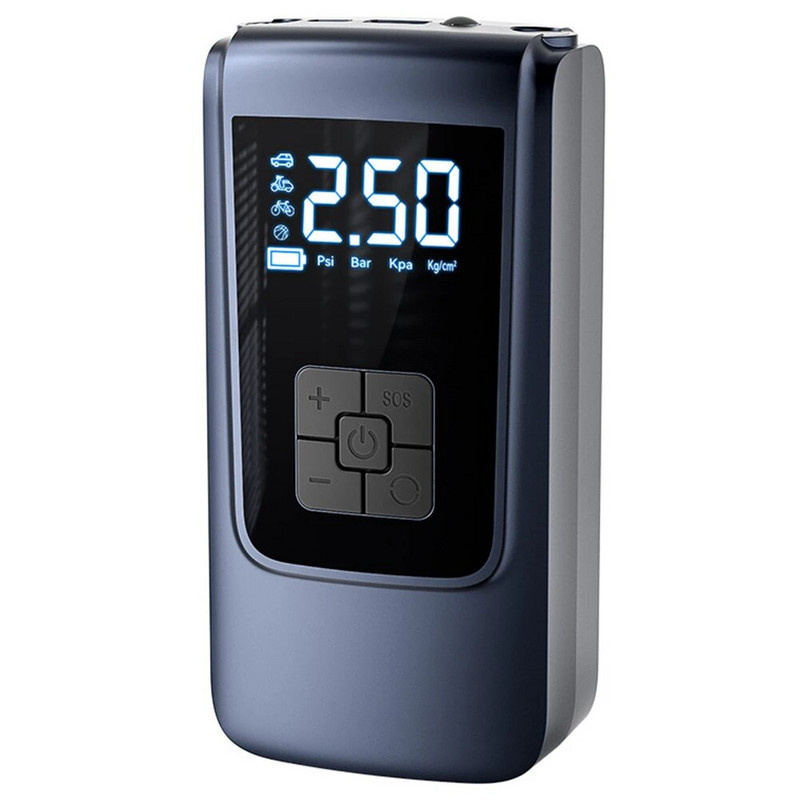 7.4/12V digitalna zračna pumpa 6000mAh pumpa za napuhavanje automobilskih guma pametni zračni kompresor prijenosna pumpa za napuhavanje guma za vozila, kamione, motocikle