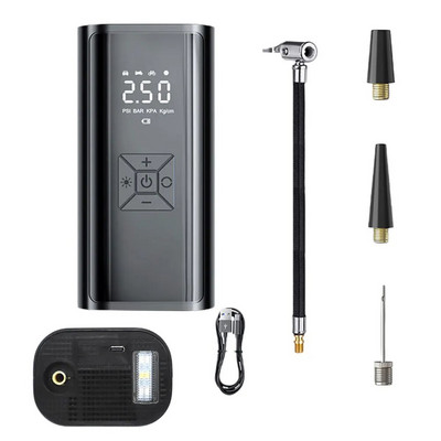 Riepu piesūcējs LED displejs gaisa kompresors inteliģents daudzfunkcionāls bezvadu gaisa sūknis transportlīdzekļu motociklam automašīnu riepu bumbām