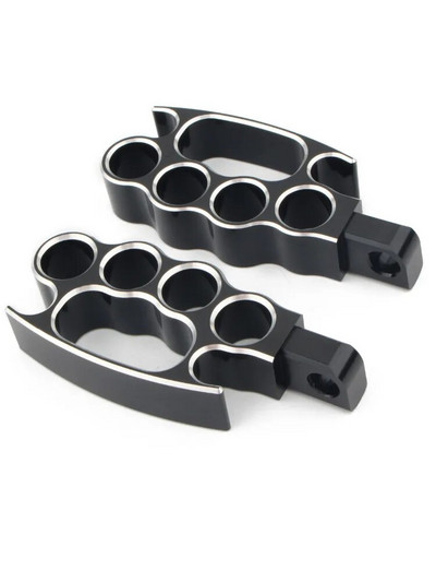 Ποδαράκια ποδιού μοτοσυκλέτας Πεντάλ ποδιού με ιπτάμενα αρθρώσεις 45 μοιρών για Harley Sportster Dyna Softail Touring Road Glide FLTRX FLHT