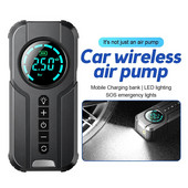 12V automašīnas piepūšanas sūknis Pārnēsājams daudzfunkcionāls piepūšanas sūknis Auto riepu sūknis digitālais manometra gaisa kompresors 150PSI