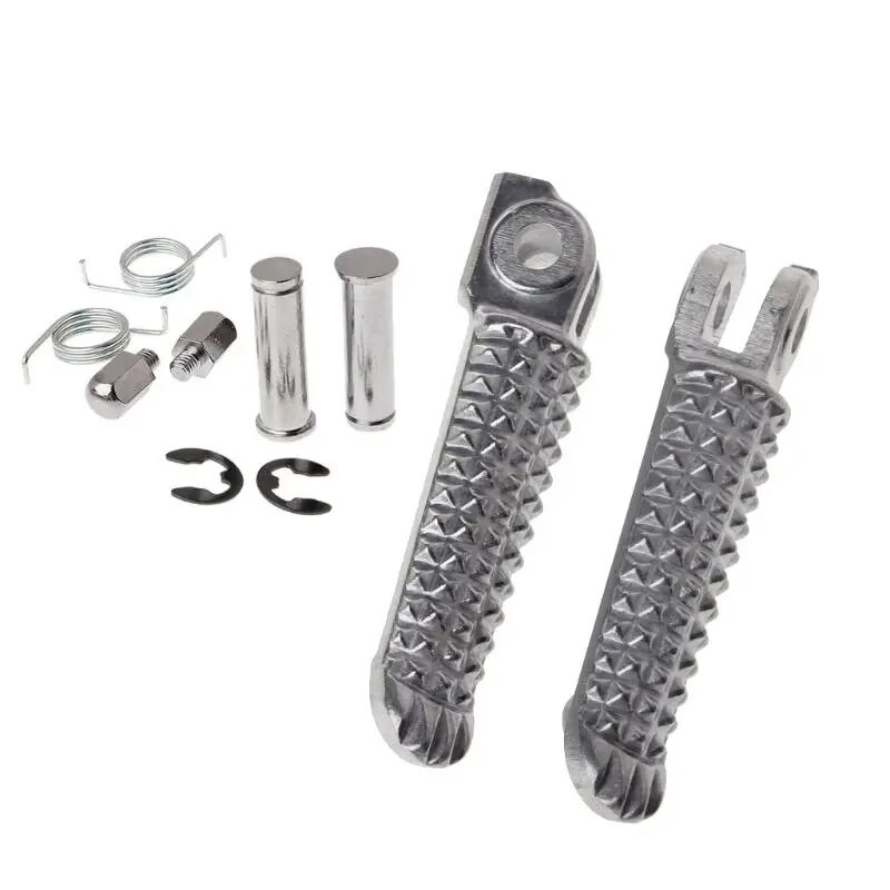 Motocikla priekšējā kāju balsta pēdas tapas kāju balsta pedāļi priekš Yamaha YZF R1 2002-2012 YZF R6 2003-2011 2004 2005 2006 2007 2008 2009