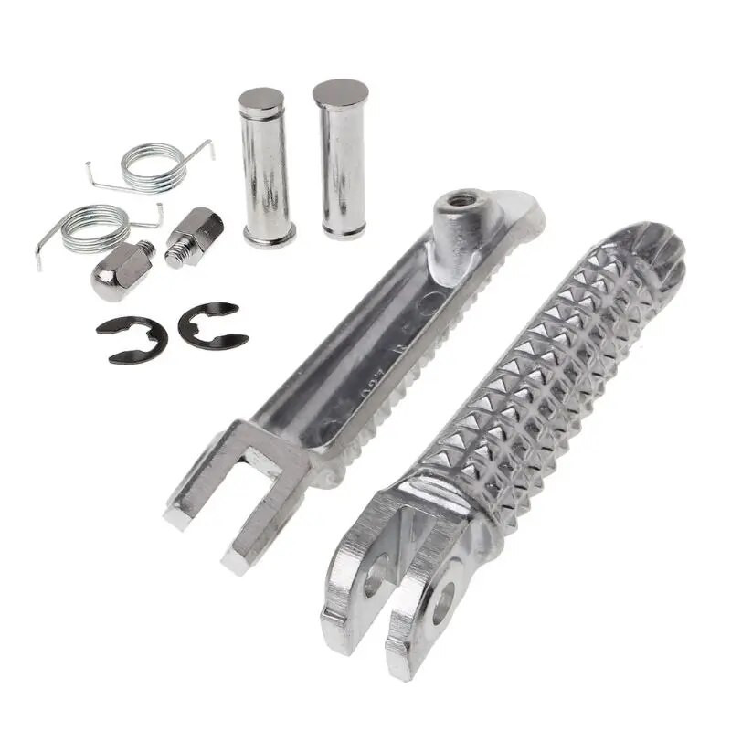 Motocikla priekšējā kāju balsta pēdas tapas kāju balsta pedāļi priekš Yamaha YZF R1 2002-2012 YZF R6 2003-2011 2004 2005 2006 2007 2008 2009