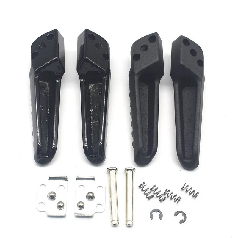 Paredzēts Kawasaki Z650 Z900 17-20 Z400 Z750 Z800 Z1000 ER6F ER6N ZX-6R ZX-9R ZX-10R ZX-12R Motocikla priekšējie aizmugurējie kāju balsti Kāju tapas