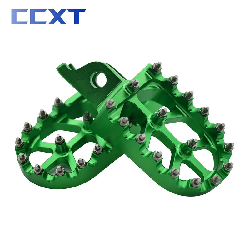 Motokrossi CNC alumiiniumtoed Pedaalid Jalatallad Jalatallad Kawasaki KX KLX KXF 250 450 250F 450F 250X 450X 450R 2006 2007-2021 jaoks