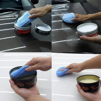Мека микрофибърна подложка за апликатор за автомобилна восък Washing Waxing Полираща гъба за нанасяне и премахване на восък Auto Care Polish Foam Sponge
