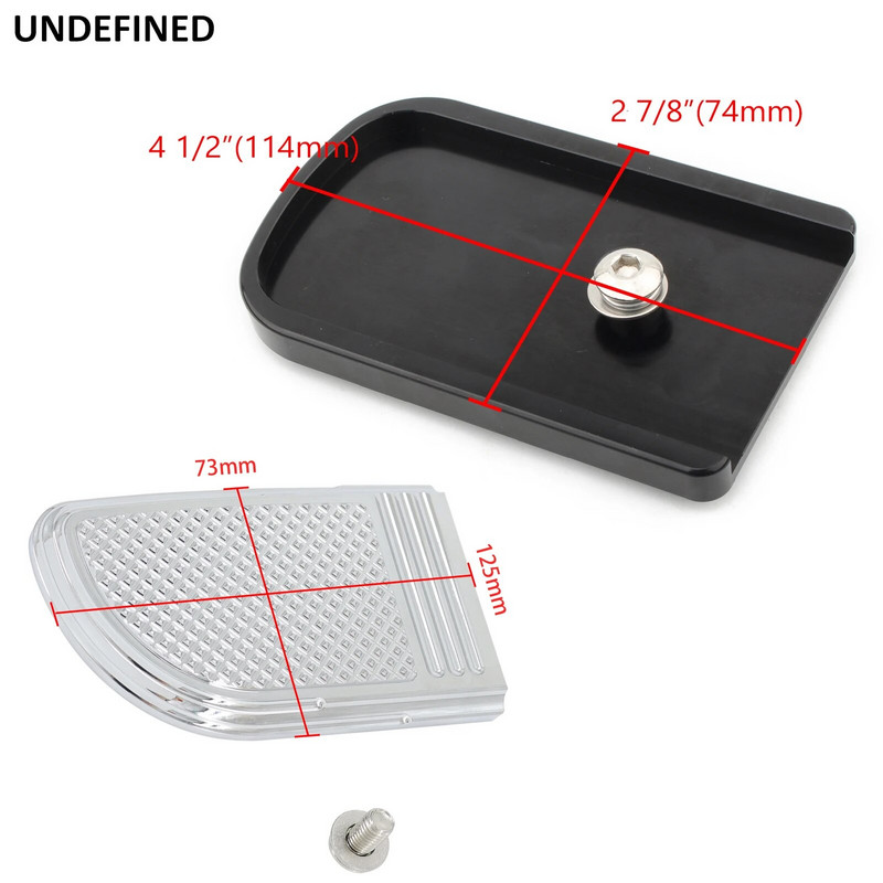 Motocikla lielās pēdas tapas Kāju balsta bremžu pedāļa uzlikas vāciņš Harley Touring Electra Street Glide Trike Dyna Fat Boy Softail CVO