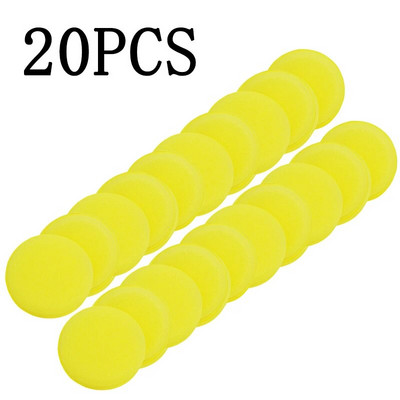 Στρογγυλά σφουγγάρια υψηλής πυκνότητας Σφουγγάρια Πολωνικής Απορρόφησης Αυτοκινήτου Σφουγγάρια Εφαρμογής Αφρού Σφουγγάρια Πολυμερισμού και Γυαλίσματος Αξεσουάρ αυτόματου καθαρισμού