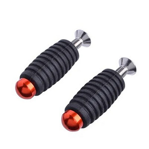 Paar mootorratta käiguvahetuspiduri hoob varbapulgad Varbapulgad Pedaalid M6 jalapulgad Yamaha Kawasaki Honda Ducati Racing Rearset jaoks