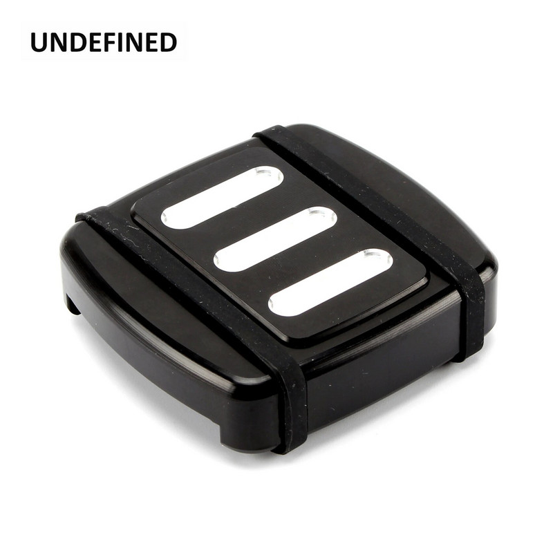 Mootorratta tihvtid, väike piduripedaali padja kate CNC teemantmust, Harley Dyna Fat Bob FXDF FXDL Street XG500 XG750 Softail FXSTS jaoks