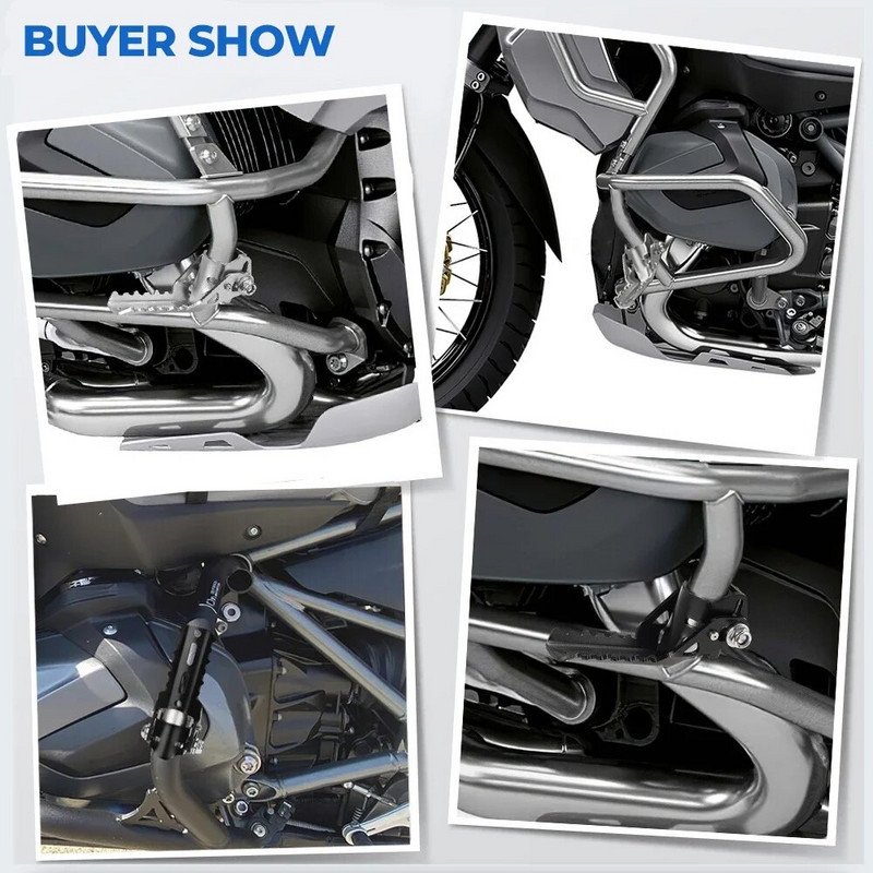 Motocikla kāju balsti priekš BMW R1200GS LC R 1200 GS 1200GS kāju stieņi Tiger Explorer motociklu kāju balstiem Avārijas stieņu piederumi