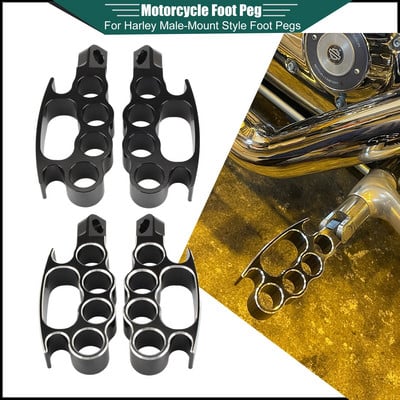 2 vnt Knuckle pėdų atramos patvarios aliuminio motociklo pėdos pedalai, suderinami su Harley Touring Street fxcw xl883n xl1200n