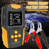 Autoaku tester 12V/24V CCA 3Ah-200Ah akuanalüsaator digitaalse laadimise väntamissüsteemi tester auto mootorratta veoauto paadi jaoks