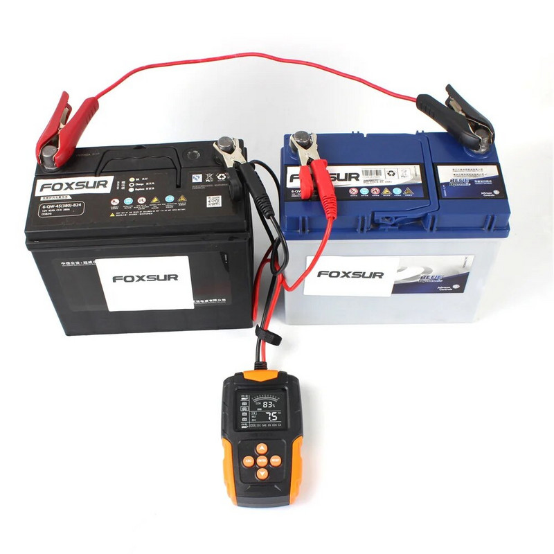 Autoaku tester 12V/24V CCA 3Ah-200Ah akuanalüsaator digitaalse laadimise väntamissüsteemi tester auto mootorratta veoauto paadi jaoks