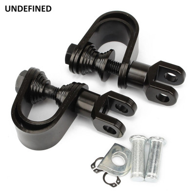 Motocikla tapas, melnas, 25 mm 32 mm, sadursmju sliedes, šosejas pēdas, kāju balsti, skavas O veida gredzena stiprinājums priekš Harley Kawasaki Honda Suzuki Custom