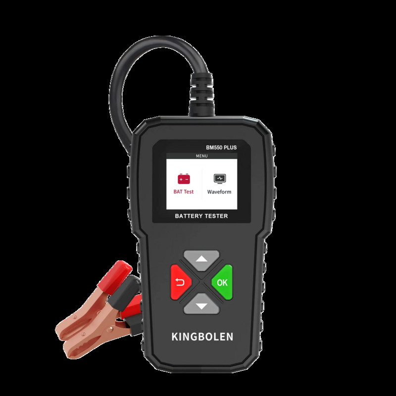 KINGBOLEN BM550 PLUS autoaku tester AUTO 6V 12V 24V akusüsteem tuvastab värvilise ekraani OBD EOBD CAN aku analüsaatori tööriist