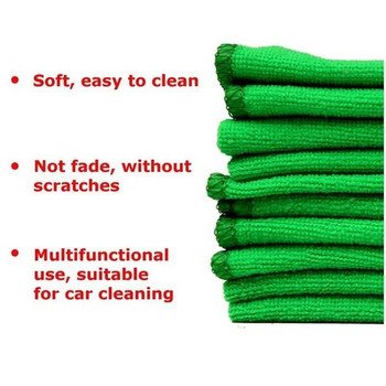 Микрофибърни кърпи Кърпа за сушене на автомивка Кърпа за почистване на домакинството Кърпа за полиране на авто детайли Домашни чисти инструменти 25x25 см
