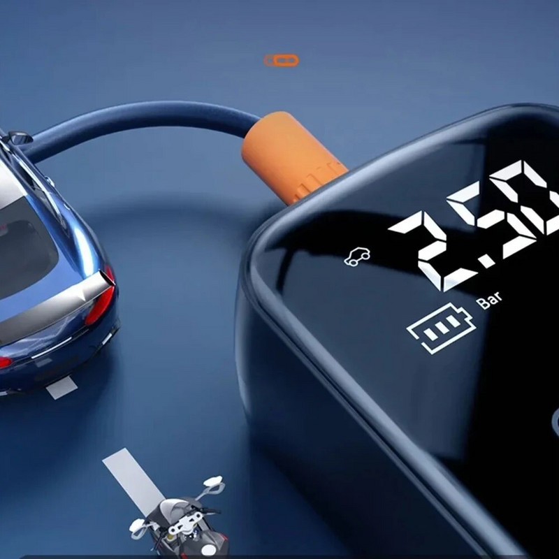 Inflator kaasaskantav õhukompressor kaasaskantav elektriline õhukompressor kaasaskantav elektriline õhupump 150 PSI rehvipump autorehvidele