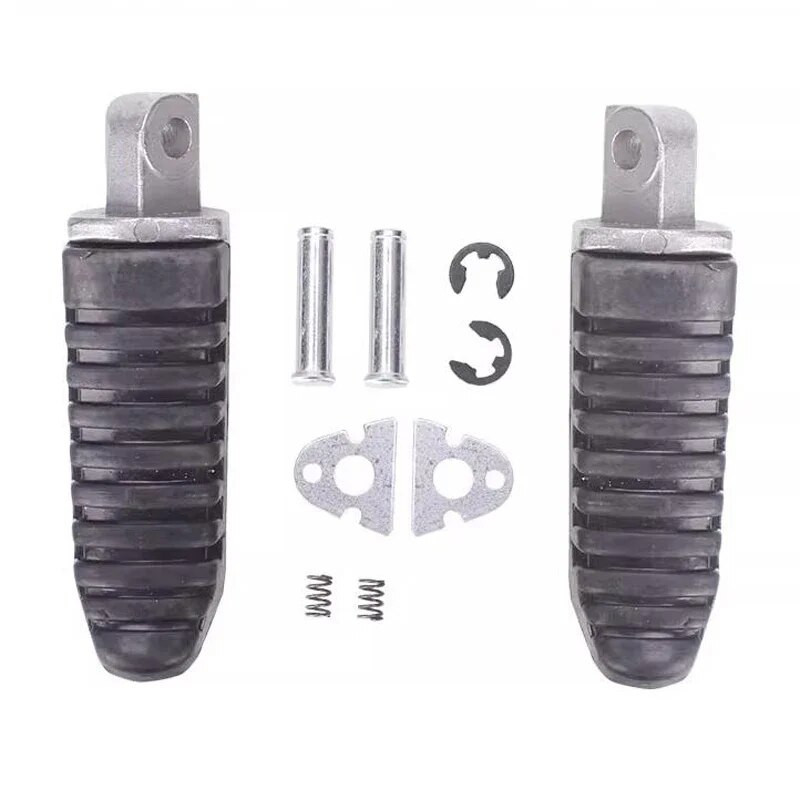 Motociklu alumīnija priekšējie/aizmugurējie kāju balsti kāju tapas priekš Suzuki V-Strom DL 650 1000 GSX 1250 1300 GSR 600 i B-King 2002-2008