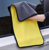 30x60CM automazgātavas mikrošķiedras dvielis auto tīrīšanas žāvēšanas lupatiņa, apvīlēta auto kopšanas lupata, detalizēta auto mazgāšanas dvielis