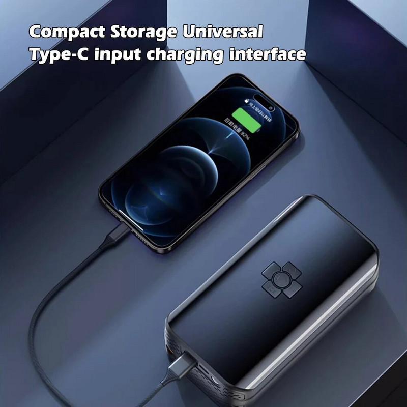 Ασύρματο φουσκωτό ελαστικών αυτοκινήτου Φορητές αντλίες αέρα Ασύρματες με φωτισμό LED Οθόνη πίεσης εξόδου USB για μοτοσικλέτες ποδηλατικό αυτοκίνητο