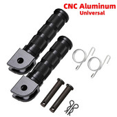 Motociklu CNC alumīnija 1 pāris retro kāju balsti, kāju tapu pedāļi, universāli Honda Dax Monkey Bike kvadraciklam