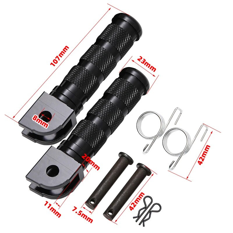 Για YAMAHA MT01 MT07 MT09 R15 R25 R3 T-MAX FZ1 FZ6 FJ09 Tracer TDM 900 XJR CNC Αλουμίνιο μπροστινό πέλμα ποδιών